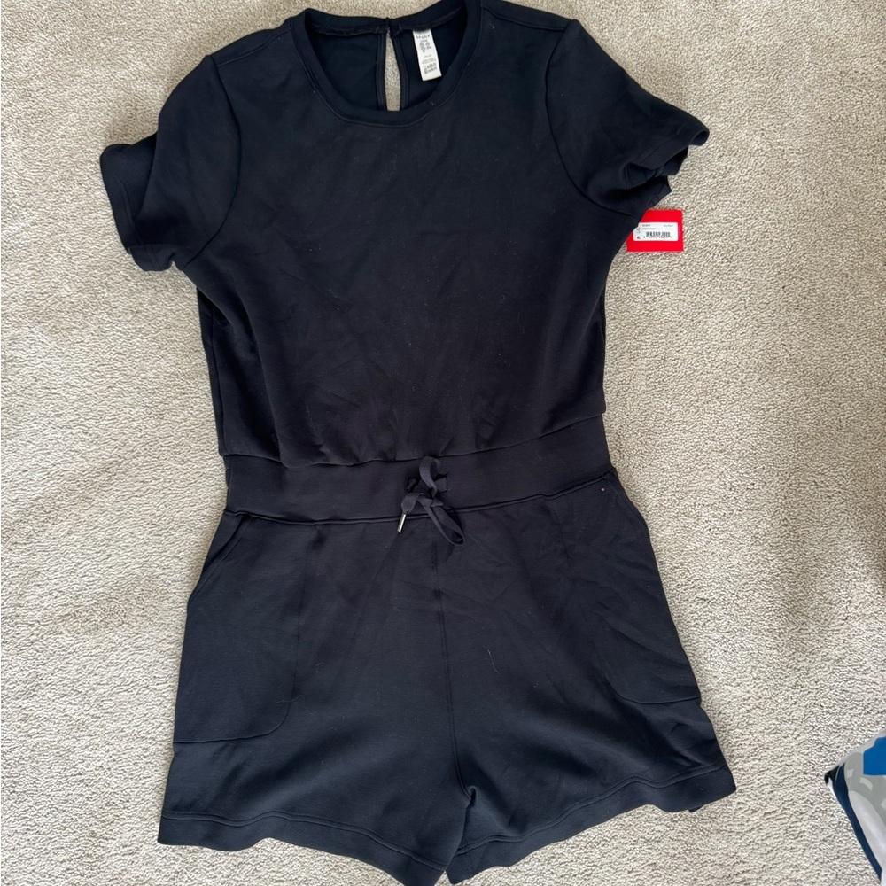 Women’s Spanx Airluxe Black Romper Short